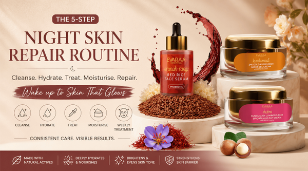 Night Skincare Routine: A Simple 5-Step Guide for Indian Skin