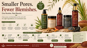 Ayurvedic Anti-Blemish and Pore-Minimizing Skincare Routine for Indian Skin