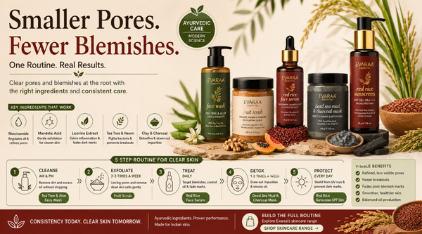 Ayurvedic Anti-Blemish and Pore-Minimizing Skincare Routine for Indian Skin