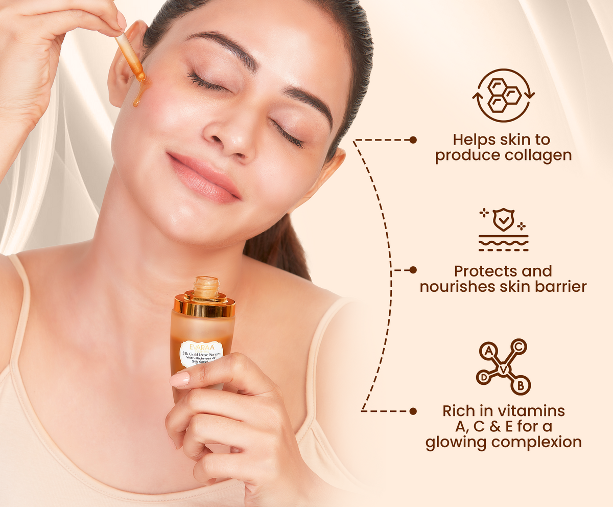 24k Gold Rose Serum