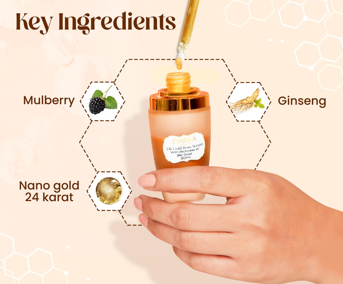 24k Gold Rose Serum