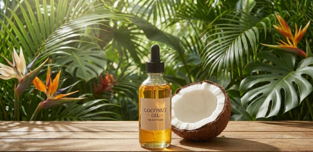 Coconut Oil (The Softener)